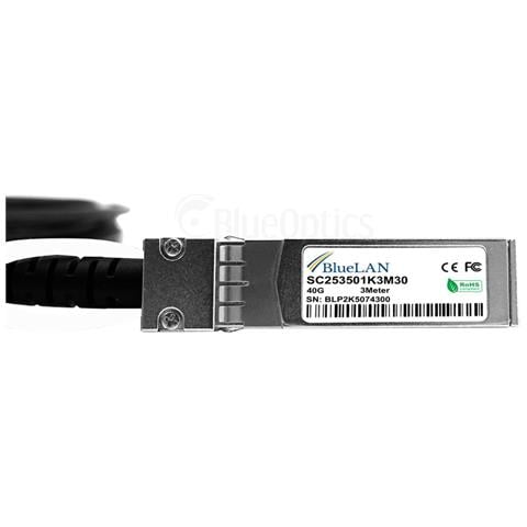 JG330A-BL cavo InfiniBand e in fibra ottica 3 m QSFP 4 x SFP+ Nero - Foto 2