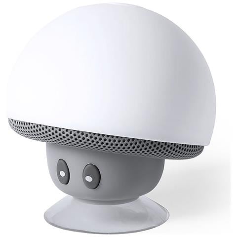 Altoparlante Bluetooth 5.0 Dal Design A Fungo. Potenza Sonora 3w. Batteria 200 Mah 5,2x6x5,2 Cm. Colore Bianco - Foto 1