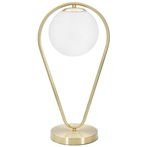 Lampada Da Tavolo Mf147 - Oro - Metallo - 25x18x50 Cm - Foto 1