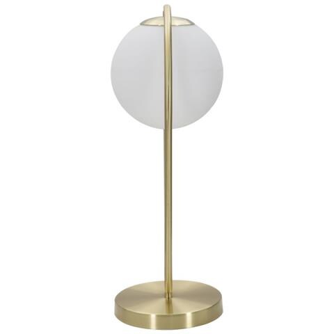 Lampada Da Tavolo Mf147 - Oro - Metallo - 25x18x50 Cm - Foto 2