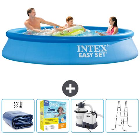 Piscina Fuori Terra - In Giro - 305x305x61 Cm - Blu - Include Accessori Coordinati Cb71 - Foto 1