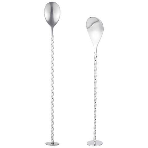Set Di Cucchiai Da Bar A Goccia (20,5 Cm E 25,5 Cm) - Cucchiaini Da Cocktail In Acciaio Inossidabile - Foto 1