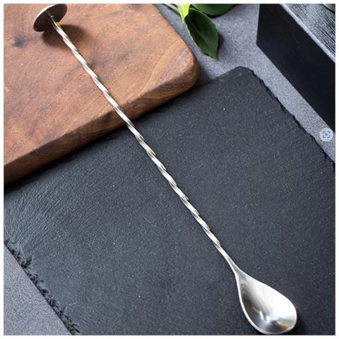 Set Di Cucchiai Da Bar A Goccia (20,5 Cm E 25,5 Cm) - Cucchiaini Da Cocktail In Acciaio Inossidabile - Foto 2