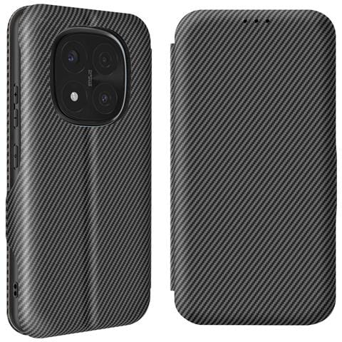 Custodia Effetto Carbonio Per Redmi Note 14 Pro Con Portacarte - Foto 5