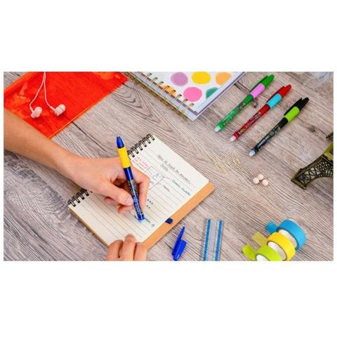 Illusion Blu Penna a sfera Medio 12 pz - Foto 2