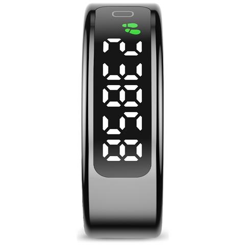 Prixton anello Intelligente Smart Ring Orbyt Touch Taglia 8 (18.3 Mm) Fitness Tracker Con Schermo E Base Di Ricarica Colore Nero - Foto 3