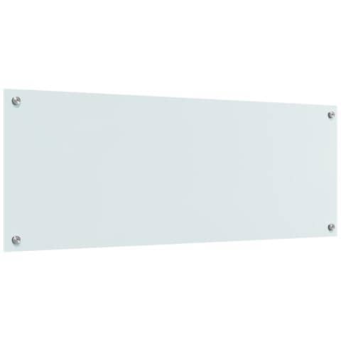 Schienale Cucina Bianco 110x40x0,6 cm Vetro Temperato - Foto 1