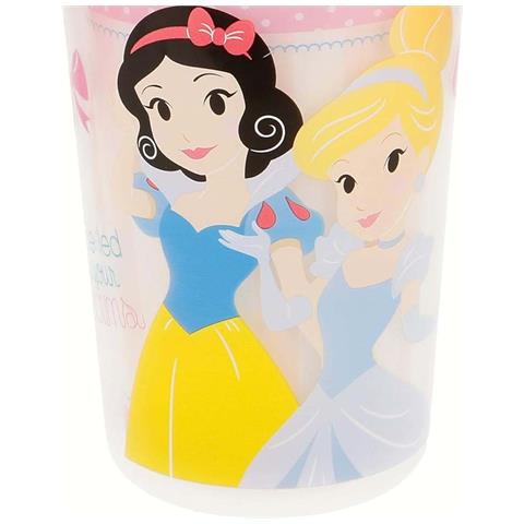 Tazza Da 320 Ml Decorazione Principesse Fatate Per Bambini Con Punta E Maniglie, Rosa - Foto 2