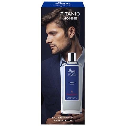 Acqua Di Profumo Pour Homme Fraîche Et Distinguée Titanio 150 Ml, Blu - Foto 2