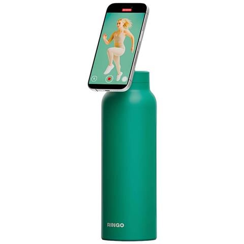 Borraccia Da 710 Ml Con Supporto Magnetico Per Smartphone Compatibile Magsafe, Verde - Foto 4