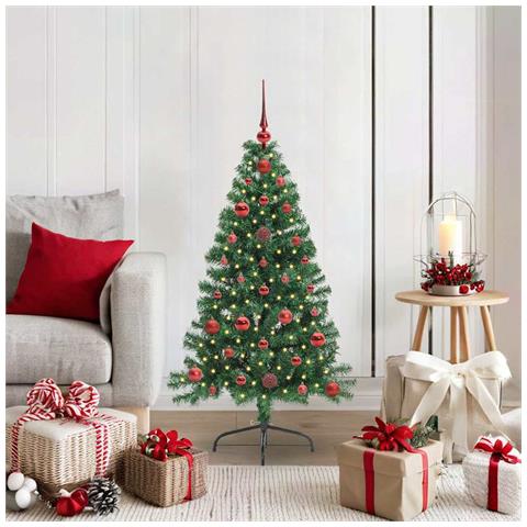 Albero di Natale artificiale con luci integrate Verde 120 cm - Foto 2