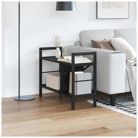 Libreria Rovere Nero 75 x 30 x 58,5 cm Legno multistrato - Foto 2