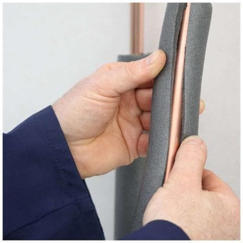 Isolante Termico Tubi  Tubo Isolante 2m  Ø 12/15 Mm X 13 Mm  Autoadesivo  Isolamento Tubi Riscaldamento - Foto 2