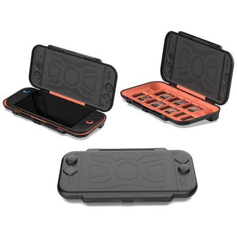 Custodia Protettiva 2-in-1 Arancione In Pc Compatibile Con Switch2 - Custodia Con 14 Slot Per Schede Di Gioco - Foto 1
