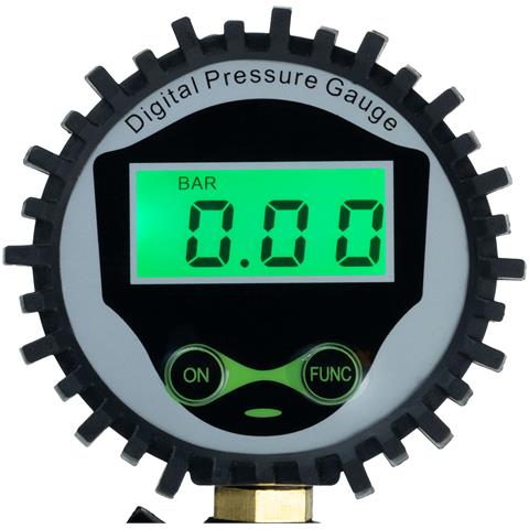 Pistola Pneumatica Professionale Con Manometro Lcd - Pressione 0-255 Psi | Alluminio, Acciaio Inox, Ottone | Per Officine E Gommisti - Foto 8