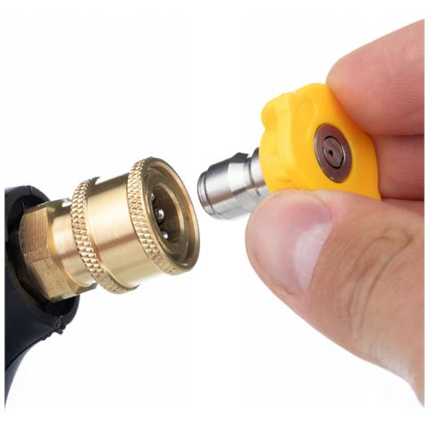Set Di Accessori Per Idropulitrice Jetkit Ultra Foam Qc-m22 - Pistola 300 Bar, 5 Ugelli Qc, Adattatore M22-k, Spazzola Rotante, Schiumogeno 1l 200 Bar - Foto 2