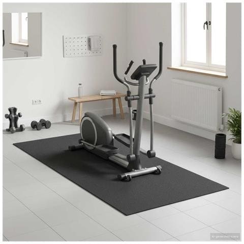 Tappetino di Protezione Sportiva Nero 180 x 75 x 0,6 cm - Foto 2