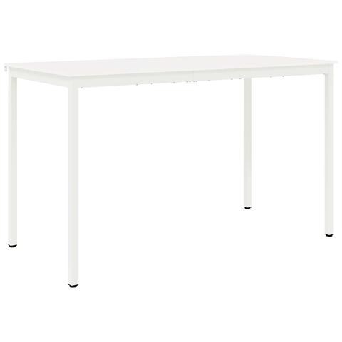 Tavolo da bar Bianco 110 x 55 x 105 cm Pino massello - Foto 1