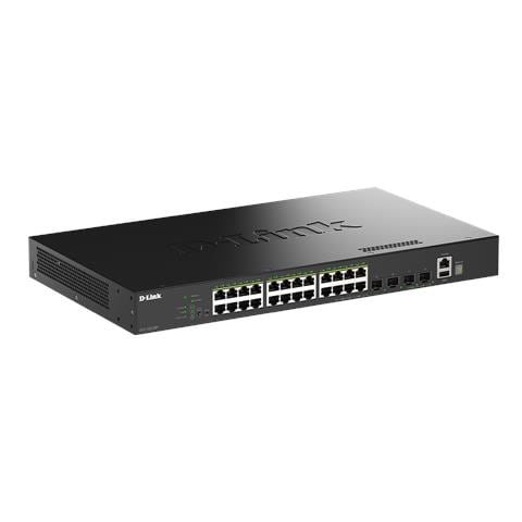 DGS-1530-28P /E switch di rete Gestito L2 Gigabit Ethernet (10/100/1000) Supporto Power over Ethernet (PoE) Nero - Foto 2