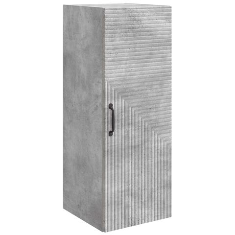 Mobiletto a muro Grigio Cemento 33 x 34,5 x 90 cm - Foto 1