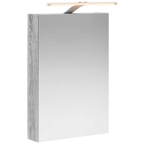 Mobiletto per specchio da bagno con lo scaffale Grigio Sonoma - Foto 1
