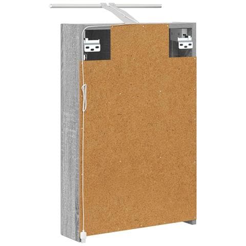Mobiletto per specchio da bagno con lo scaffale Grigio Sonoma - Foto 9