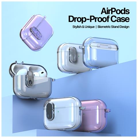 Custodia per AirPods Protective per Apple AirPods Protective - TPU, Grigio - Foto 2