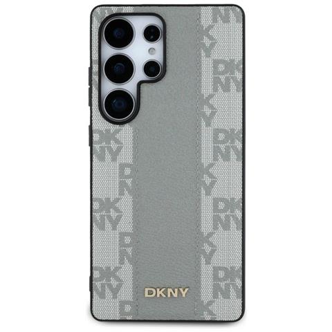 Custodia Per Telefono Dkny In Pelle Grigia Con Motivo A Quadri Per Galaxy S25 Ultra - Foto 2