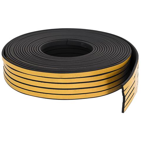 Nastro adesivo per finestre Nero 10 x 4 mm 25 m Schiuma EPDM - Foto 2