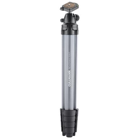 Treppiede con Testa a Sfera Altezza Max 142.5 cm Nero Argento 55358-EU - Foto 2