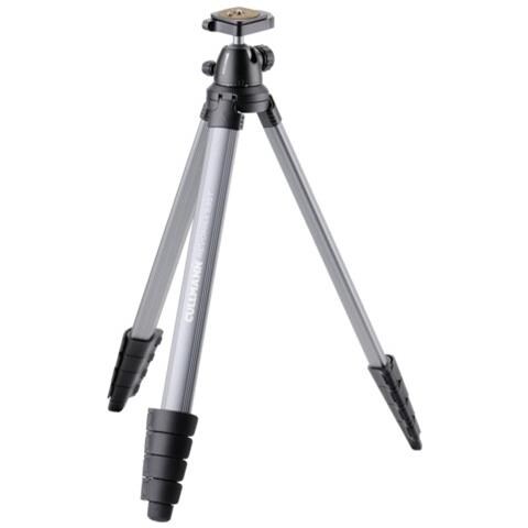 Treppiede con Testa a Sfera Altezza Max 142.5 cm Nero Argento 55358-EU - Foto 1
