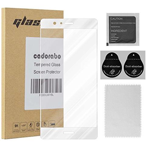 Pellicola Protettiva Per Huawei P9 Lite / G9 Lite In Trasparente Con Bianco - Vetro Di Protezione Temprato Blindato (tempered) Schermo Intero Per Display Con 3d Touch E 9h - Foto 1