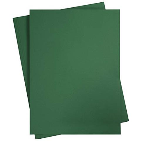 Carta Colorata, A2 420 X 600 Mm, 180 G, Verde Abete, 10 Fogli - Foto 1