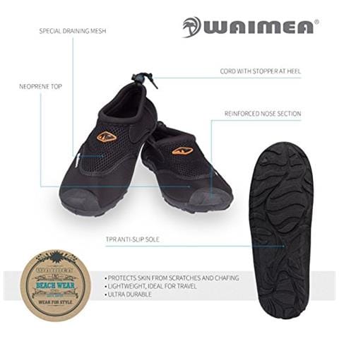 Aqua, Scarpe Da Ginnastica Acquatiche, Nero, 38 (eu) - Foto 2