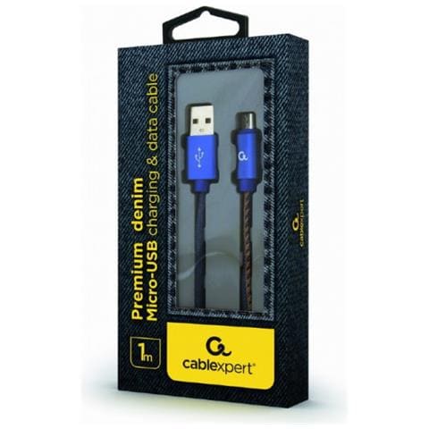 Cavo Micro Usb Cablexpert 1,8 M Cc-usb2j-ammbm-1m-bl - Foto 2