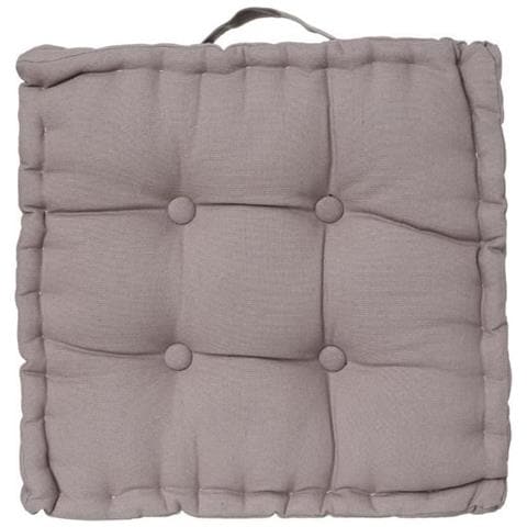 Cuscino Da Pavimento - 40 X 40 X 8 Cm - Grigio - Foto 1