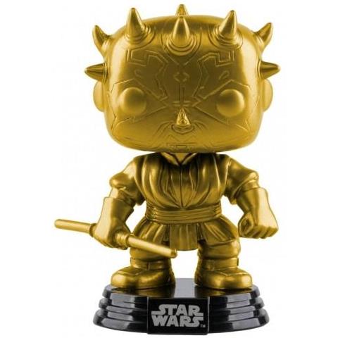 Star Wars Pop! Star Wars Vinyl Figure Darth Maul (gold Metallic) 9 Cm - Foto 1