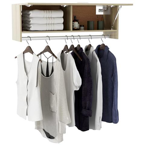 Armadio Rovere Sonoma 100x32,5x35 cm in Legno Multistrato - Foto 7