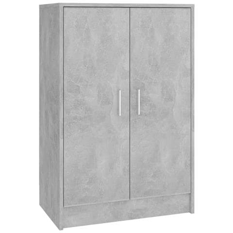 Scarpiera Grigio Cemento 60x35x92 cm in Truciolato - Foto 1