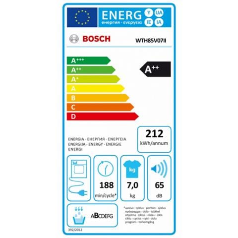 Asciugatrice WTH85V07II 4 7 Kg Classe A++ Pompa di calore - Foto 2