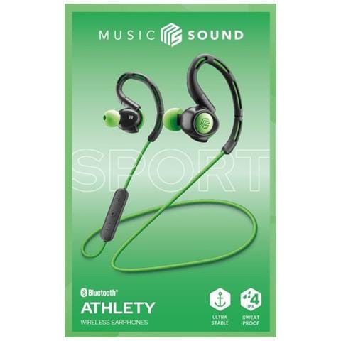 Athlety Auricolare Stereo Bluetooth con Cavo e Archetti Colore Verde - Foto 2