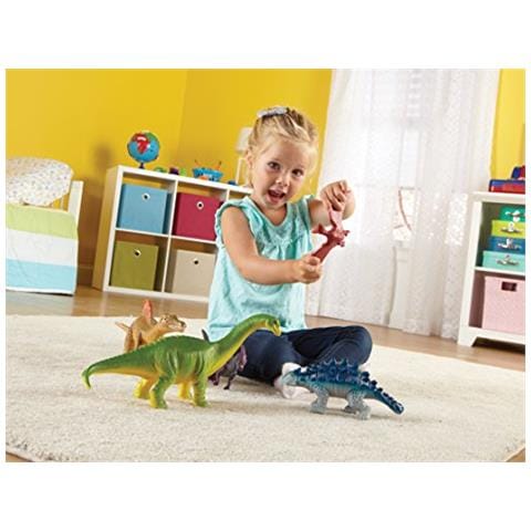 Set Espanso Dinosauri Jumbo - 5 Pezzi, Dai 3 Anni In Su, Dinosauri Per Bambini, Action Figure Di Dinosauri Giocattoli, Dinosauro Da Gioco Per Bambini, Figure Di Creature Preistoriche - Foto 2
