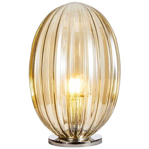 Lampada Da Tavolo Ovila 1l Cognac D20 - Foto 1