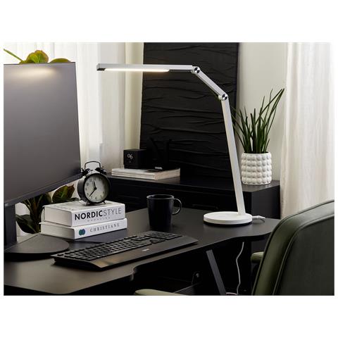 Lampada Da Scrivania A Led Dorado Con Dimmer Metallo Bianco - Foto 1