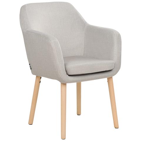 Sedia Da Pranzo Velluto Tortora Yorkville Ii - Foto 8