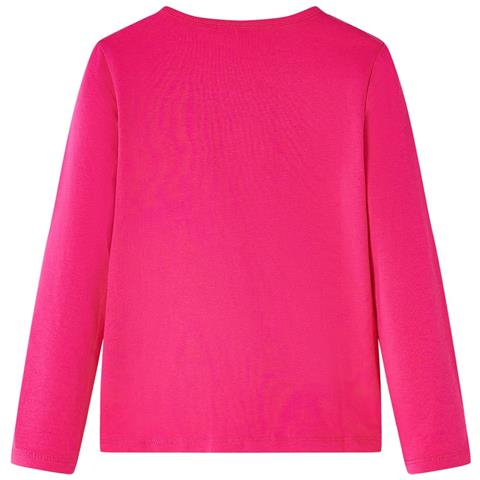 Maglietta Da Bambina A Maniche Lunghe Fucsia 140 - Foto 2