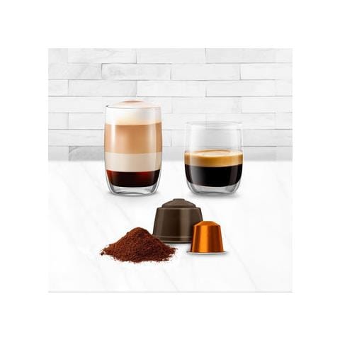 Macchina da Caffè Espresso Automatica Bellagio 3 in 1 Dolce Gusto Serbatoio 1 Lt. Potenza 1400 Watt Colore Rosso - Foto 5