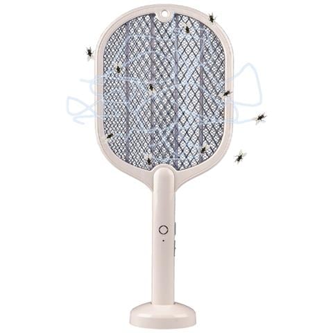 Racchetta Elettrica Ricaricabile Fulmina Zanzare Antinsetto Mosche Con Cavo Usb - Foto 2