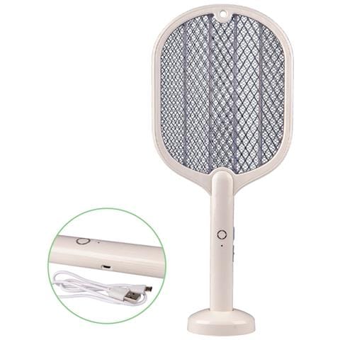 Racchetta Elettrica Ricaricabile Fulmina Zanzare Antinsetto Mosche Con Cavo Usb - Foto 3