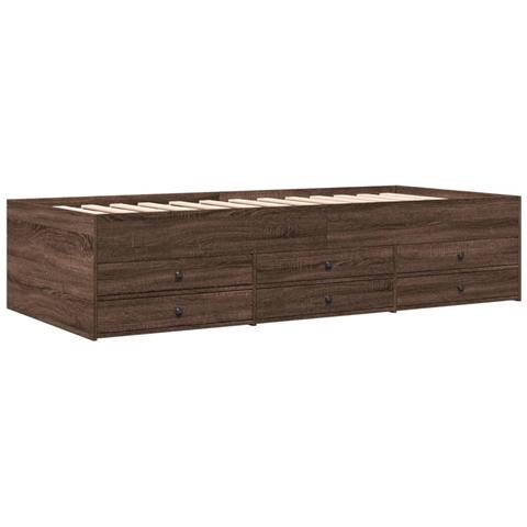 Divano Letto con Cassetti senza Materasso 90x200 cm - Foto 3